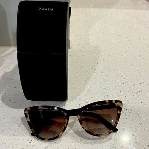 Prada Cat Eye Gradient Sunglasses